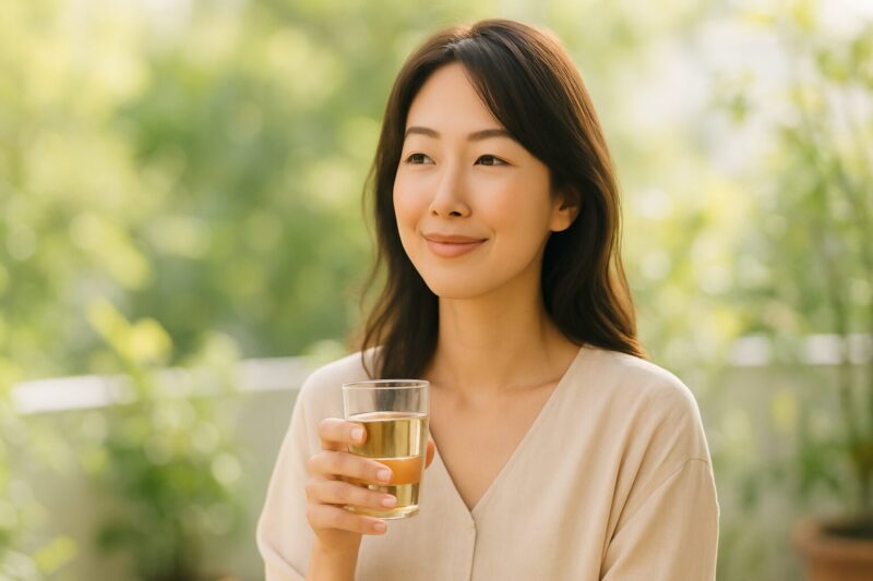 健康的なライフスタイルをおくる女性